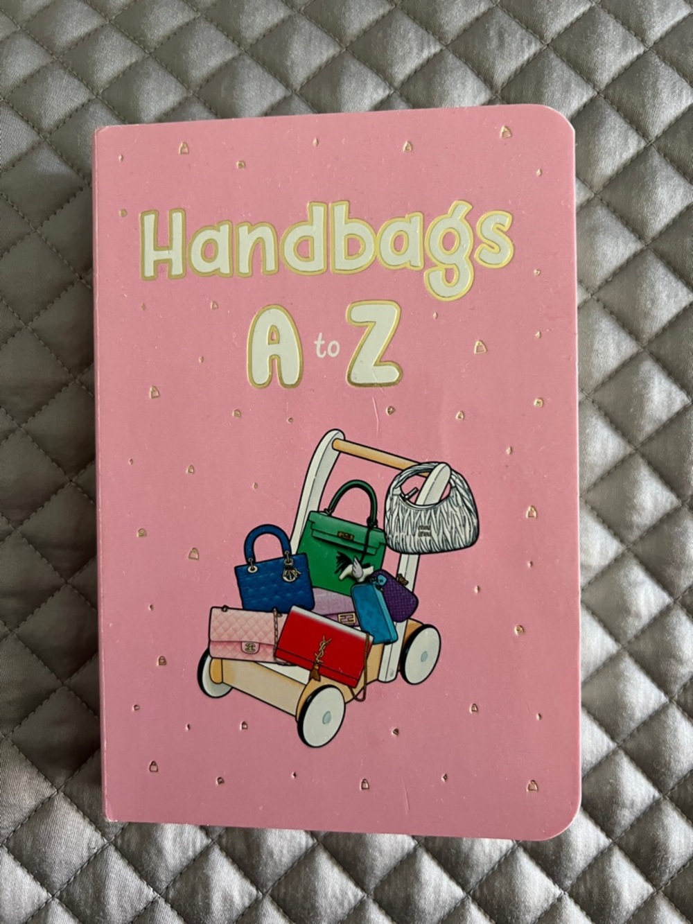 Pink 'Handbags A to Z' Hardcover Notebook - Fashion Illustration